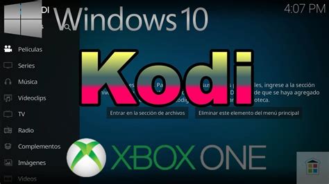Descargar Kodi Para Windows 10 Y Xbox Youtube