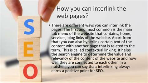 Ppt Why You Should Always Interlink The Web Pages Powerpoint