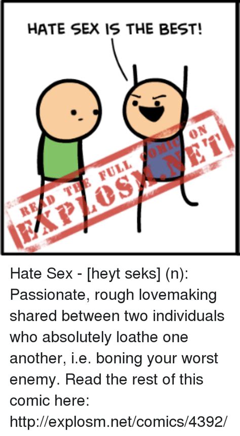 Hate Sex Is The Best Read The Full Comic On Hate Sex Heyt Seks N