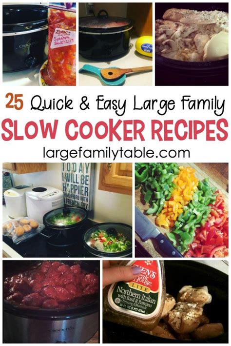 25 Quick & Cheap Large Family Slow Cooker Recipes - Large ...
