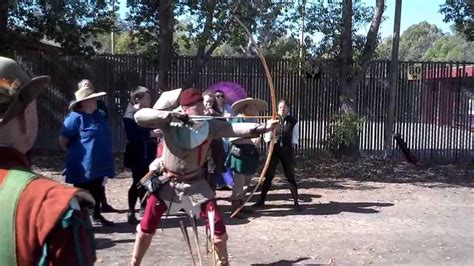 English Longbow Demonstration Clout Shoot 2 Youtube