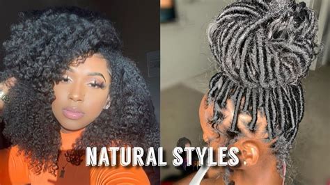 Slayed Natural Hairstyles Compilation Edges Youtube