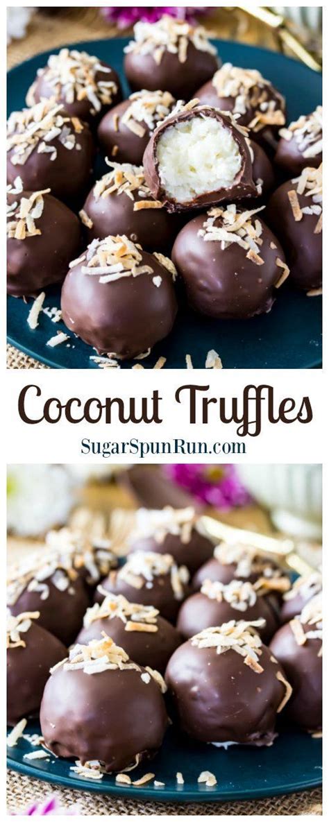 Coconut Truffle Candies These Would Make A Great Christmas T Via