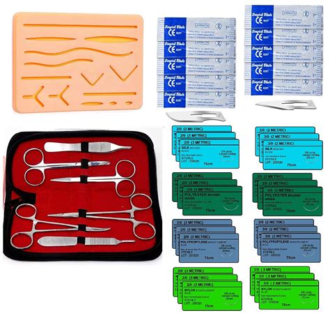 Buy Suture Practice Kit For Training Medical Students 42 Pieces With
