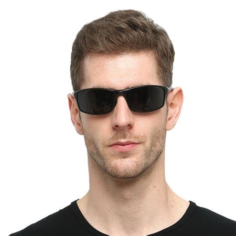 men s polarized sunglasses uv400 retro unbreakable metal driving sunglasses black 3 cc18033y66u