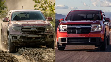 2022 Ford Ranger Vs 2022 Ford Maverick Whats The Difference