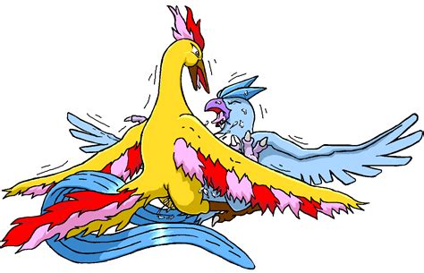 rule 34 alternate color ambiguous gender articuno avian back beak bird blue feathers claws