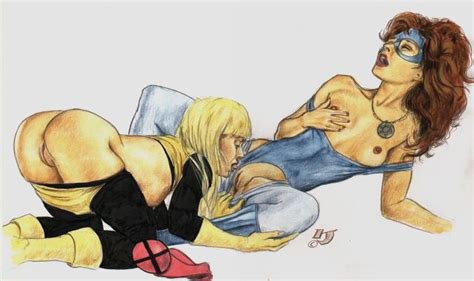 Marvel Mutant Lesbian Sex Magik And Kitty Pryde Lesbian Pics Luscious Hentai Manga And Porn