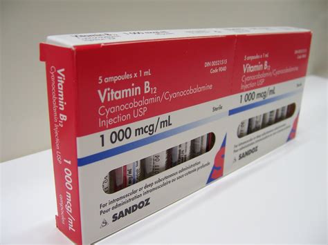 B12 Vitamin Maintenance Center Sandoz Vitamin B12 1000 Mcg Ml 1 Ml