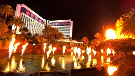 Mirage Volcano Las Vegas Is LIT K HDR Whole Show YouTube