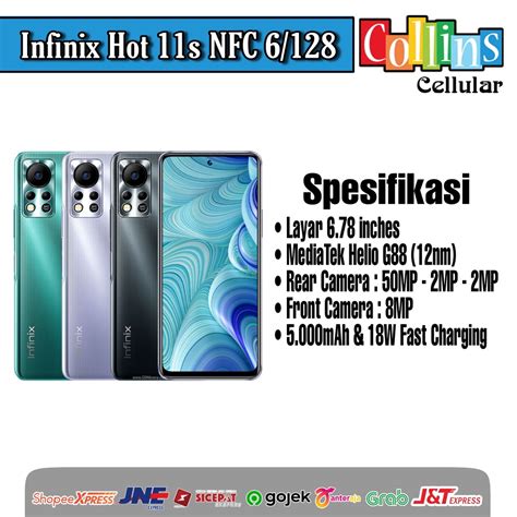 Jual Infinix Hot 11s Nfc 4gb64gb 6gb128gb Garansi Resmi Infinix 1