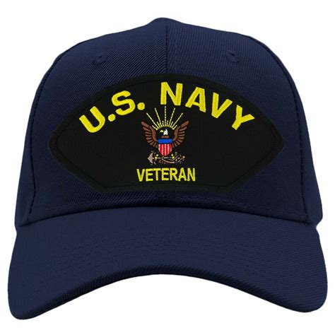 Us Navy Veteran Ball Cap Choose Your Color Etsy