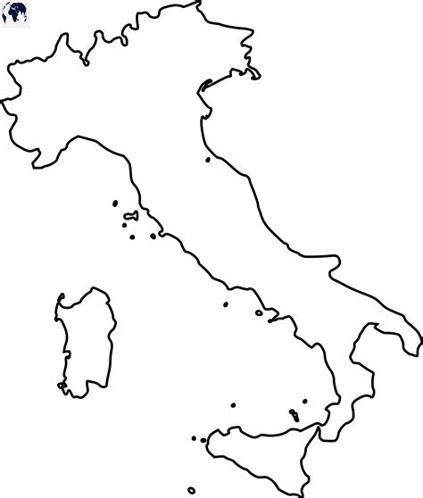 Italy Outline Map Outline Printable Maps Free Printable Coloring