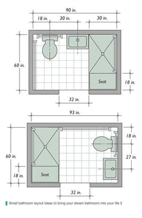 Small Shower Bathroom Floor Plans Flooring Tips