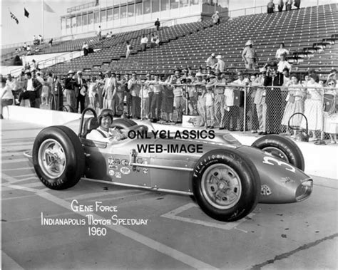 1960 Indy 500 Gene Force Offy Racer Auto Racing Photo Indianapolis