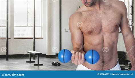 Fitness Man Torso Making Fitness Exercises In A Gym Stock Image Image Of Flooring Frame 85904785