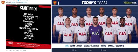 맨체스터 유나이티드 fc vs 토트넘 홋스퍼 fc 시간. EPL토트넘-맨유 라인업 공개, 토트넘 3연승 가능할까? : 부산의 ...