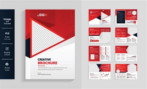 16 Pages Corporate Business Brochure Design Template Creative And