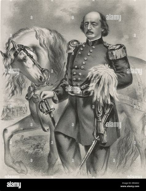 Major General Of Us Army Benjamin F Butler 1861 Usa Civil War