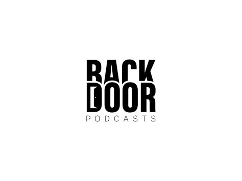 Backdoor Podcasts Logo Design By Hafizur Rahman On Dribbble