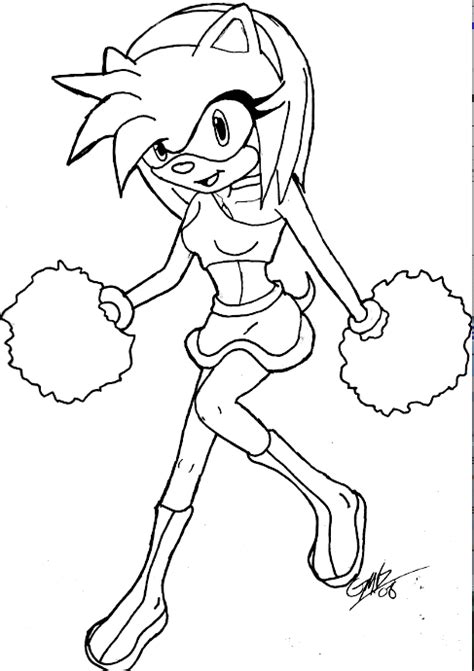 Colorear A Amy Rose Imagui