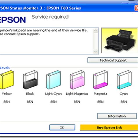Epson stylus photo t50, t60, p50 drivers download. End of Service Life Epson L355 Printer