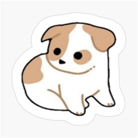 Cute Puppy Sticker Sticker By Magdartist Cute Puppies Puppies Stickers