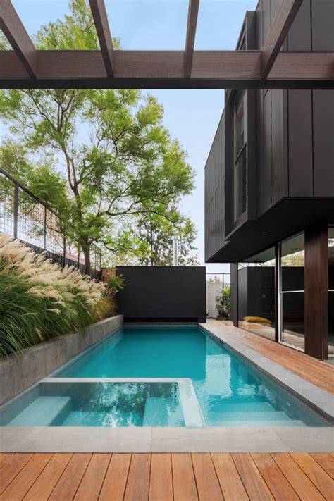 10 Minimalist Swimming Pool Designs For Small Terraced Houses