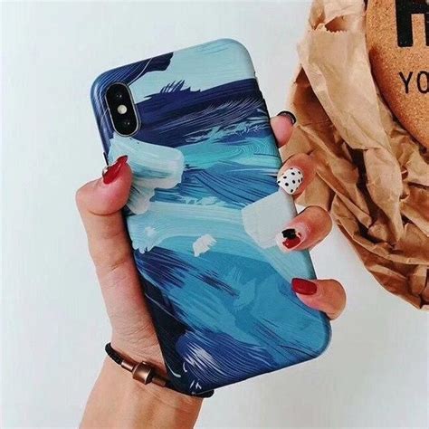 Colorful Oil Painted Phone Case For Iphone X Case For Iphone 6 6s 7 8
