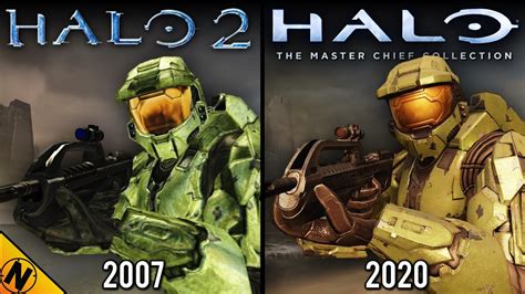 Halo 2 Anniversary Vs Original Pc Direct Comparison Youtube