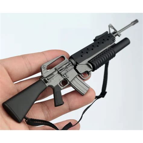 16 Scale Soldier M16 M16a1m203 Vietnam War Gun Model For 12 Action