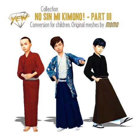No Sin Mi Kimono Recolors For The Sims 4 Spring4sims