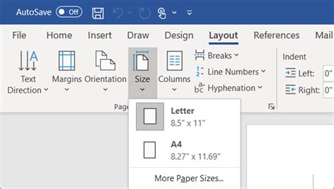 How To Change The Page Size In Word Excelnotes