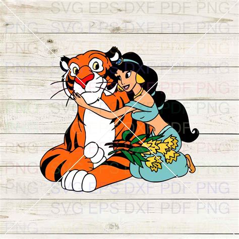 Jasmine And Rajah Aladdin 013 Svg Dxf Eps Pdf Png Cricut Etsy Israel