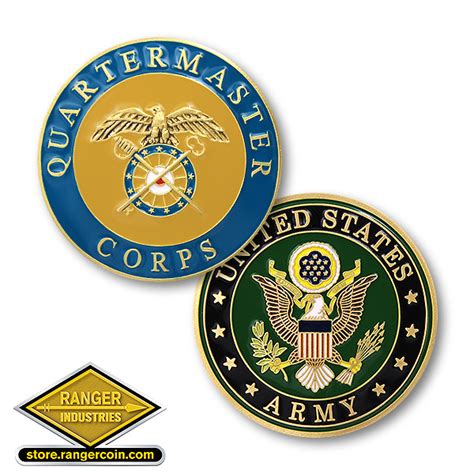 U S Army Quartermaster Corps Ranger Coin Store