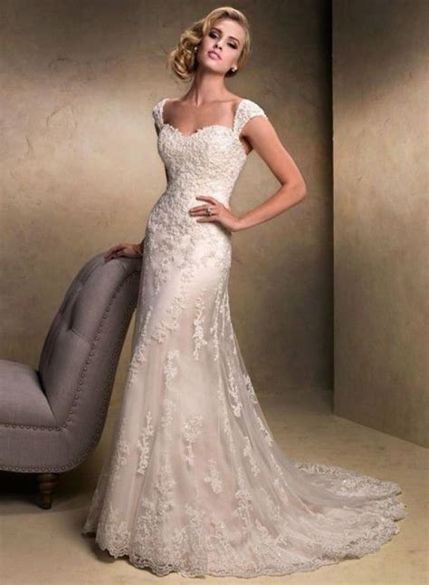 New Lace White Ivory Wedding Dress Custom Size 2 4 6 8 10 12 14 16 18