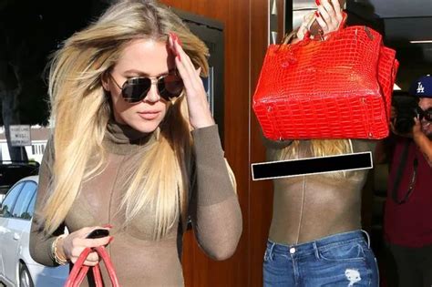 khloe kardashian flashes her nipples in skintight top after hinting she s disappointed at