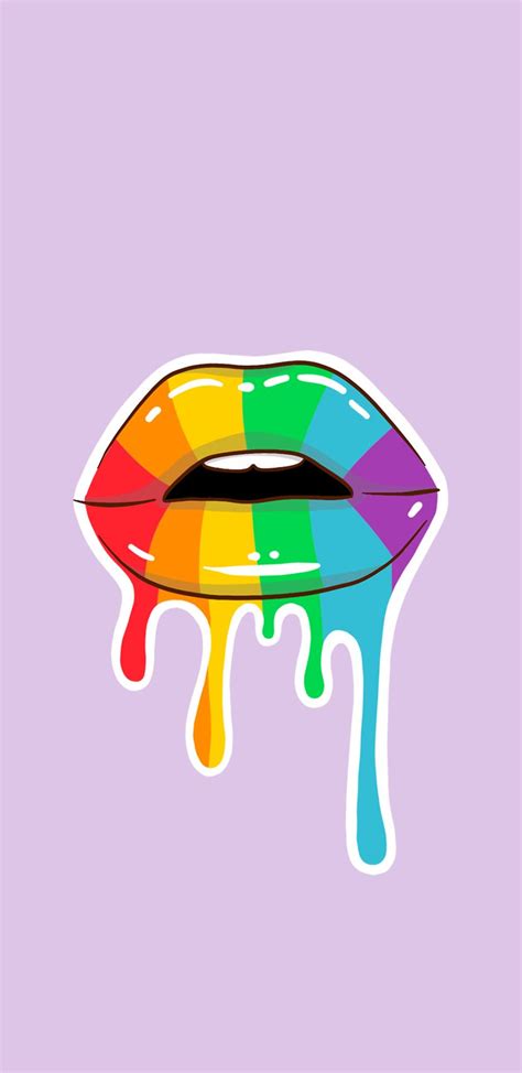 Happy Pride Month Rainbow Wallpaper Iphone Lgbt Pride Art Gay Sticker
