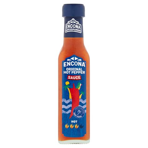 Encona Taste Explorers Original Hot Pepper Sauce 165ml Bbq Chilli And Marinades Iceland Foods