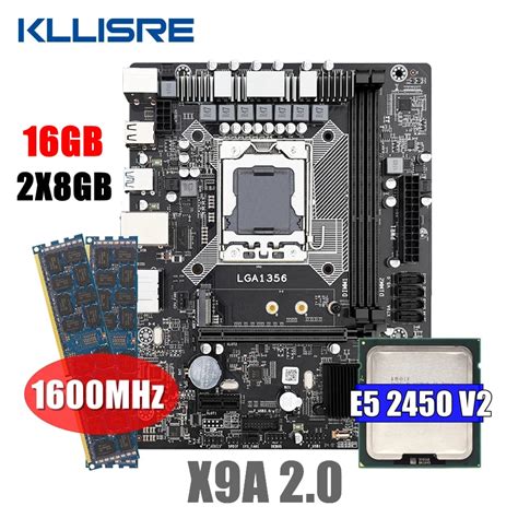 Kllisre X79 Lga 1356 Motherboard Kit Xeon E5 2450 V2 2pcs X 8gb 16gb 1600mhz Ddr3 Ecc Memory