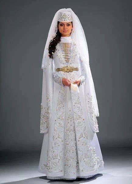 Circassian Adige Caucasian çerkes Traditional Wedding Dresses