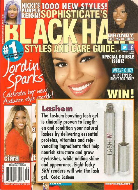Sophisticate's black hair styles & care guide beauty community is the #. Lashem in Sophisticate's Black Hair magazine | Black hair ...