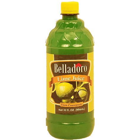 Belladoro Lime Juice From Concentrate 32fl Oz Juice Beverage Shop