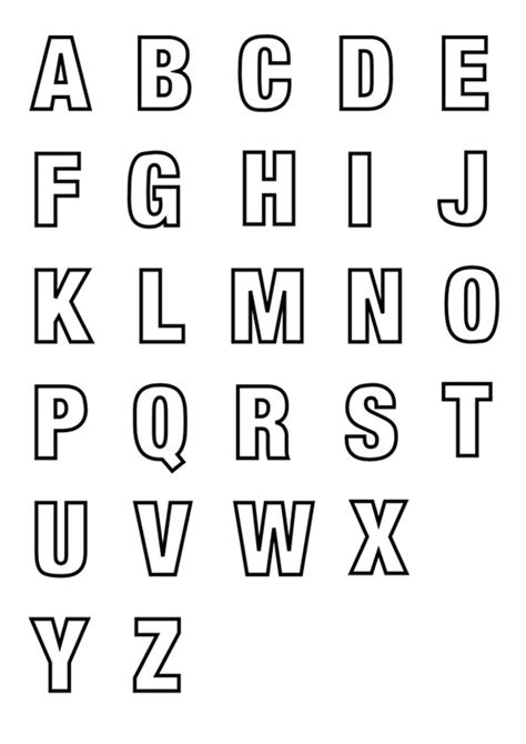 Coloring Pages Printable Alphabet Coloring Page