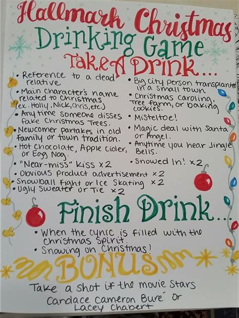 This Womans Hallmark Christmas Movie Drinking Game Wins The Holidays