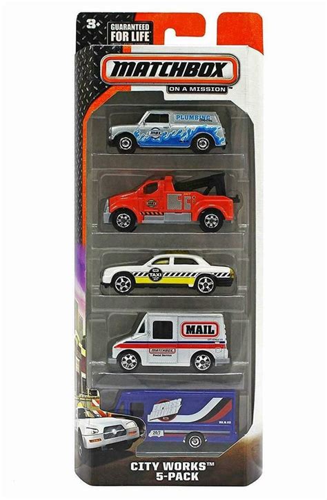 Mattel C18170 Matchbox 5 Car Toy Set For Sale Online Ebay Matchbox