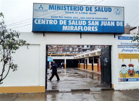 Centro De Salud San Juan De Miraflores En La Ciudad Cercado De Lima