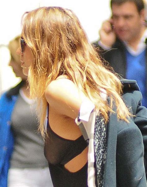 Jessica Alba Wears A See Through Bra In New York Magazine Photoshoot Actress Models