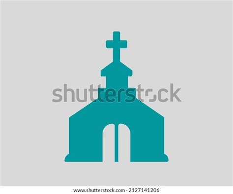 Religious Place Building Church Christians Prayer Stock Illustration