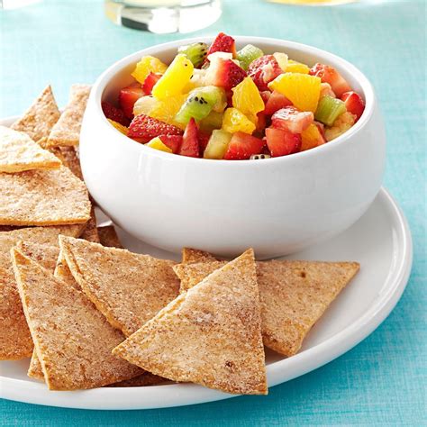 Fruit Salsa With Cinnamon Chips Recipe Taste Of Home